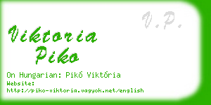 viktoria piko business card